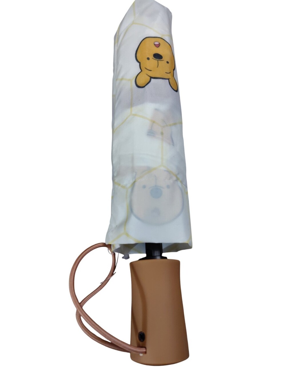 Winnie The Pooh Cute Character 11.5" Foldable Umbrella With Cover, NWT